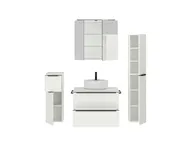 Atlas Ensemble sous vasque avec miroir et colonnes 2