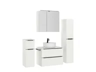 Atlas Ensemble sous vasque avec miroir et colonnes 3