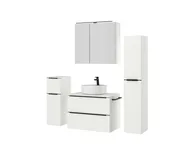 Atlas Ensemble sous vasque avec miroir et colonnes 5