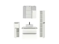 Atlas Ensemble sous vasque avec miroir et colonnes 2