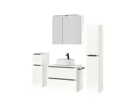 Atlas Ensemble sous vasque avec miroir et colonnes 5