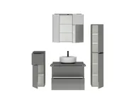 Atlas Ensemble sous vasque avec miroir et colonnes 2