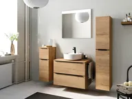 Atlas Ensemble sous vasque avec miroir et colonnes 0