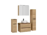 Atlas Ensemble sous vasque avec miroir et colonnes 3