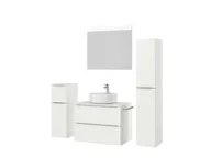 Atlas Ensemble sous vasque avec miroir et colonnes 5