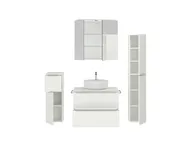 Atlas Ensemble sous vasque avec miroir et colonnes 2