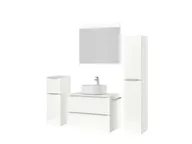 Atlas Ensemble sous vasque avec miroir et colonnes 4