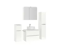 Atlas Ensemble sous vasque avec miroir et colonnes 3