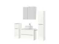 Atlas Ensemble sous vasque avec miroir et colonnes 5