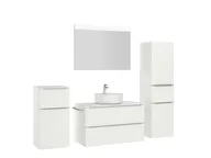 Atlas Ensemble sous vasque avec miroir et colonnes 3