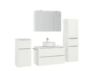 Atlas Ensemble sous vasque avec miroir et colonnes 3