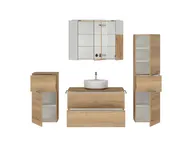 Atlas Ensemble sous vasque avec miroir et colonnes 2