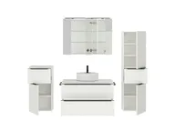 Atlas Ensemble sous vasque avec miroir et colonnes 2