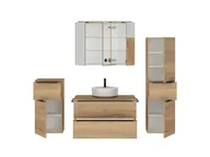 Atlas Ensemble sous vasque avec miroir et colonnes 2