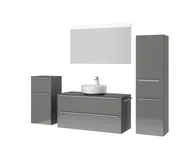 Atlas Ensemble sous vasque avec miroir et colonnes 5