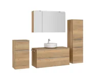 Atlas Ensemble sous vasque avec miroir et colonnes 3