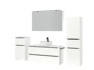 Atlas Ensemble sous vasque avec miroir et colonnes 5