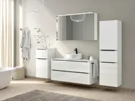 Atlas Ensemble sous vasque avec miroir et colonnes 0