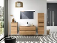 Atlas Ensemble sous vasque avec miroir et colonnes 0