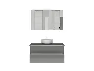 Atlas Ensemble sous vasque avec miroir 1