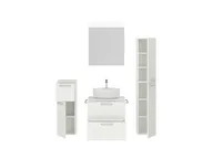 Atlas Ensemble sous vasque avec miroir et colonnes 2