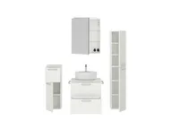 Atlas Ensemble sous vasque avec miroir et colonnes 2