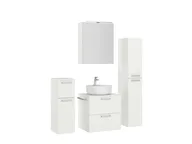 Atlas Ensemble sous vasque avec miroir et colonnes 3