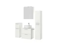 Atlas Ensemble sous vasque avec miroir et colonnes 5