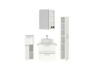 Atlas Ensemble sous vasque avec miroir et colonnes 2