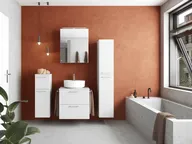 Atlas Ensemble sous vasque avec miroir et colonnes 0