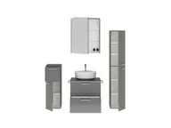 Atlas Ensemble sous vasque avec miroir et colonnes 2