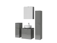 Atlas Ensemble sous vasque avec miroir et colonnes 5