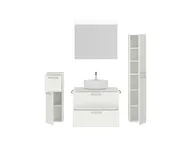 Atlas Ensemble sous vasque avec miroir et colonnes 2