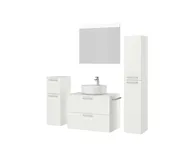 Atlas Ensemble sous vasque avec miroir et colonnes 5