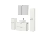 Atlas Ensemble sous vasque avec miroir et colonnes 5