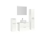 Atlas Ensemble sous vasque avec miroir et colonnes 3