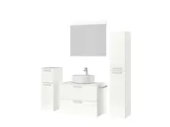 Atlas Ensemble sous vasque avec miroir et colonnes 5