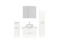 Atlas Ensemble sous vasque avec miroir et colonnes 1