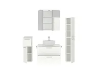 Atlas Ensemble sous vasque avec miroir et colonnes 2