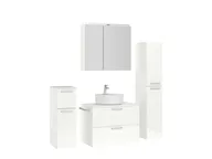 Atlas Ensemble sous vasque avec miroir et colonnes 3