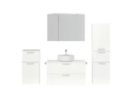 Atlas Ensemble sous vasque avec miroir et colonnes 1