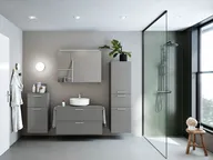 Atlas Ensemble sous vasque avec miroir et colonnes 0