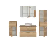 Atlas Ensemble sous vasque avec miroir et colonnes 2