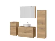 Atlas Ensemble sous vasque avec miroir et colonnes 5