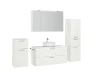 Atlas Ensemble sous vasque avec miroir et colonnes 3