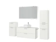 Atlas Ensemble sous vasque avec miroir et colonnes 5