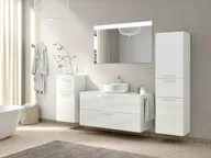 Atlas Ensemble sous vasque avec miroir et colonnes 0