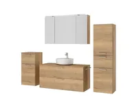 Atlas Ensemble sous vasque avec miroir et colonnes 5