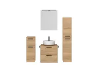 Atlas Ensemble sous vasque avec miroir et colonnes 1