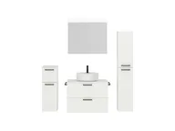 Atlas Ensemble sous vasque avec miroir et colonnes 1